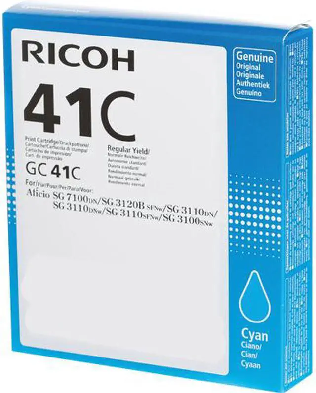 Main image of Ricoh GC 41C Ink Cartridge - Cyan