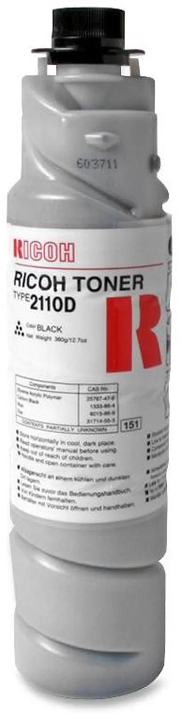 Main image of Ricoh Black Toner Cartridge