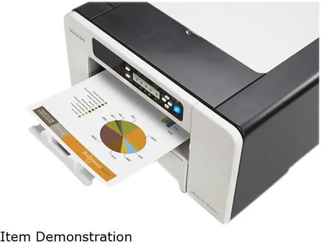 Alt view image 2 of 2 - RICOH Aficio SG series 3110DN Up to 29 ppm Black Print Speed 3600 x 1200 dpi Color Print Quality Ethernet (RJ-45) / USB Piezo Inkjet System Workgroup Color Printer