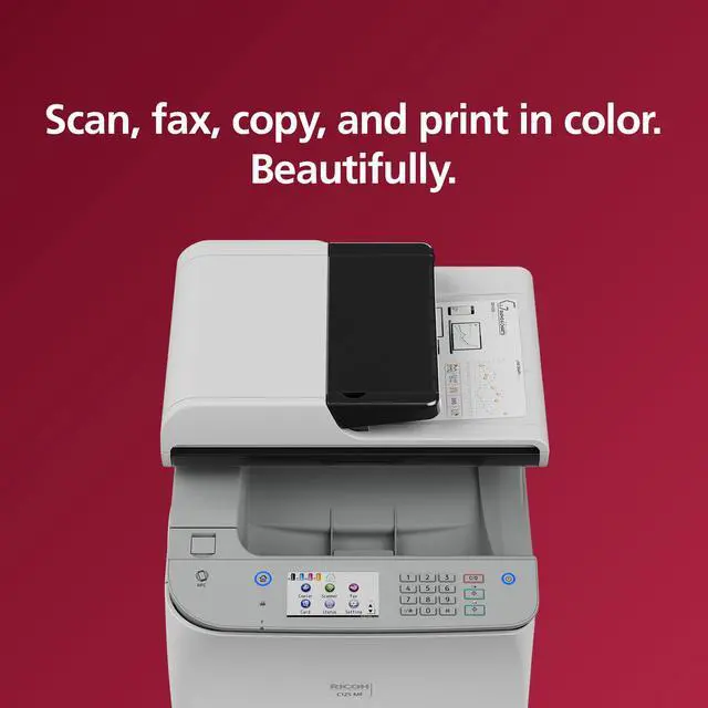 Alt view image 7 of 13 - RICOH C125 MF Color Multifunction Laser Printer