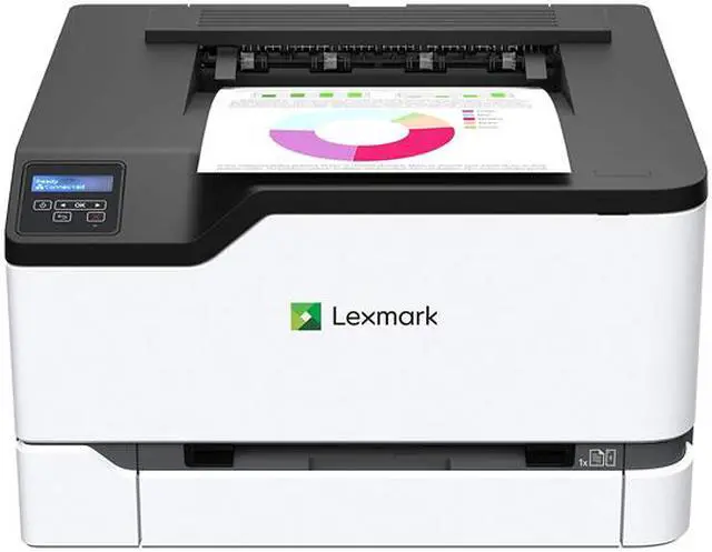 Alt view image 2 of 6 - Lexmark C3326dw (40N9010) Duplex 600 x 600 dpi Wireless/USB Color Laser Printer