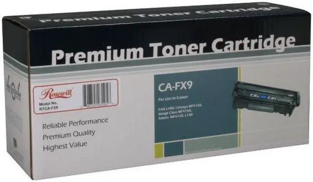 Alt view image 2 of 3 - Rosewill RTCA-FX9 Black Replacement for Canon FX9, FX10, C104 (0263B001) Toner Cartridge