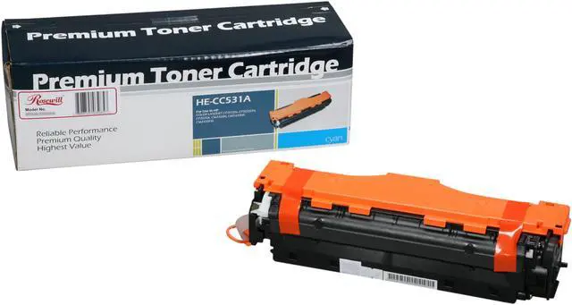 Alt view image 6 of 6 - Rosewill RTCA-CC531A Cyan Toner Replaces HP 304A CC531A