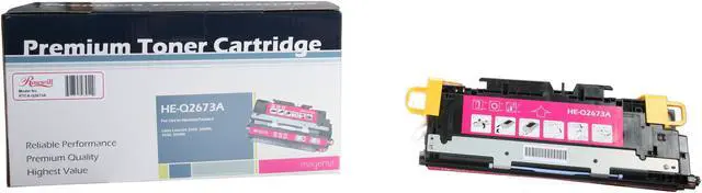 Alt view image 6 of 6 - Rosewill RTCA-Q2673A Magenta Toner Replaces HP 309A Q2673A