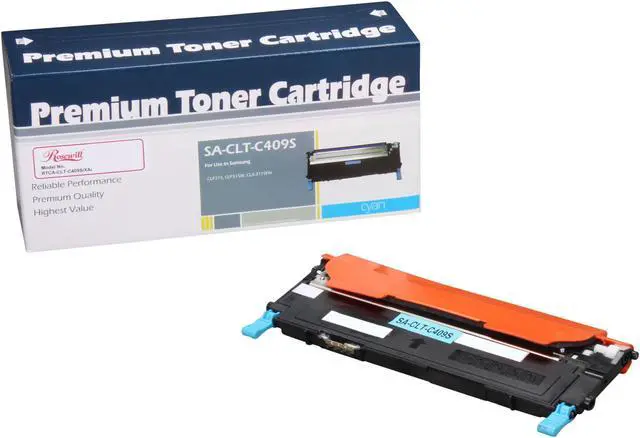 Alt view image 6 of 6 - Rosewill RTCA-CLT-C409S/XAA2 (CLTC409S) Cyan Toner Replaces Samsung C409 CLT-C409S/XAA