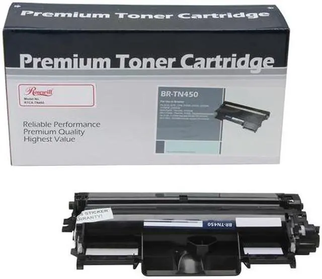 Alt view image 9 of 15 - Rosewill RTCA-TN450 Premium Quality Toner Cartridge (Replaces OEM# Brother TN-450, TN-420) 2,600 Pages Yield; Black
