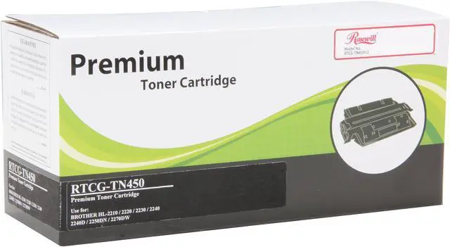 Main image of Rosewill RTCG-TN450V2 Compatible Toner Cartridge (Replaces OEM Brother TN-450, TN-420) 2,600 Pages Yield, Black