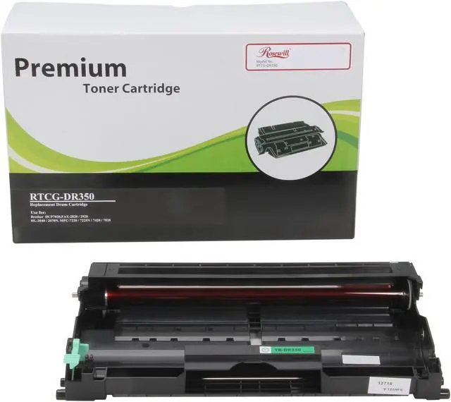 Alt view image 2 of 8 - Rosewill RTCG-DR350 Black Drum Replaces Brother DR-350 DR350