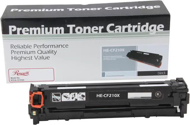 Alt view image 2 of 6 - Rosewill RTCA-CF210X High Yield Universal Replacement Toner Cartridge for HP 131X CF210X 131A CF210A, and Canon 131 (6272B001); Black
