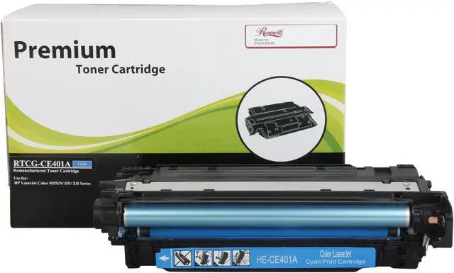 Alt view image 2 of 6 - Rosewill RTCG-CE401A Cyan Toner Replaces HP 507A CE401A