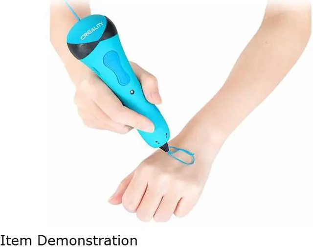 Alt view image 3 of 5 - Creality CR_1004040003 Blue 3D Printing Pen