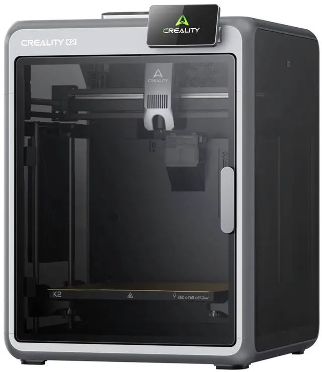 Main image of Creality K2 3D Printer - 260x260x260mm Build, Step-Servo Motors, 600mm/s Speed, Smart Auto Leveling, CFS Compatible (not included)
