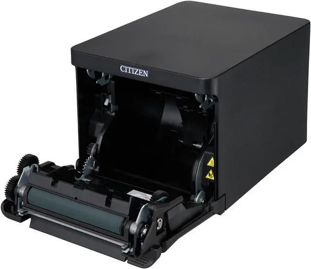 Alt view image 4 of 6 - CITIZEN CT-S751 CT-S751RSUBK Direct Thermal 350 mm / sec 203 dpi Ultra-fast 3-inch POS Thermal Printer, Front Load, USB and Serial, Black