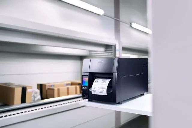 Alt view image 10 of 13 - Citizen CL-S700III CL-S700IIINNU Industrial Label Printer – 12ips, 300mm/s, Thermal Transfer/Direct Thermal, 4.6" Width, 8" Roll, 450m Ribbon, Touchscreen, USB/Ethernet PC-Free Printing