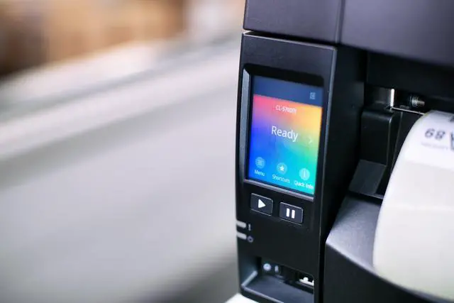 Alt view image 13 of 13 - Citizen CL-S700III CL-S700IIINNU Industrial Label Printer – 12ips, 300mm/s, Thermal Transfer/Direct Thermal, 4.6" Width, 8" Roll, 450m Ribbon, Touchscreen, USB/Ethernet PC-Free Printing