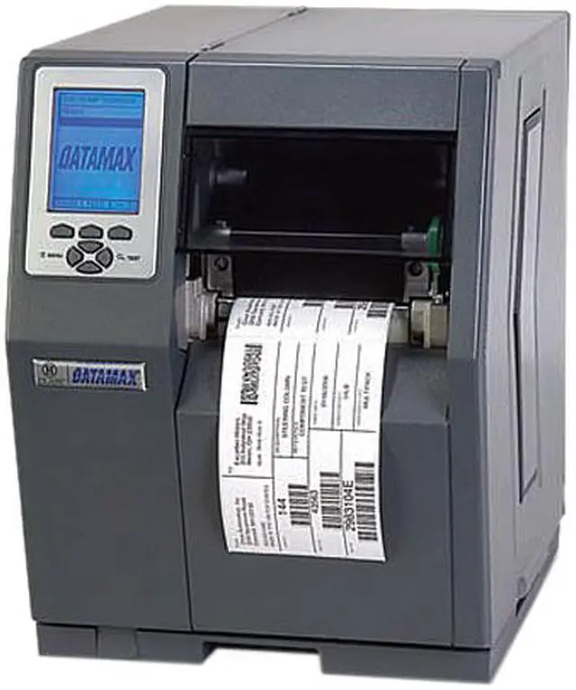 Main image of Honeywell (Datamax-O'Neil) H-6308 6” Industrial Thermal Transfer Label Printer, LCD, 300 dpi, 16MB/8MB Flash, Ethernet, Parallel, Serial, USB, Standard Kit, 3” Metal Media Hub, RTC - C93-00-48000004