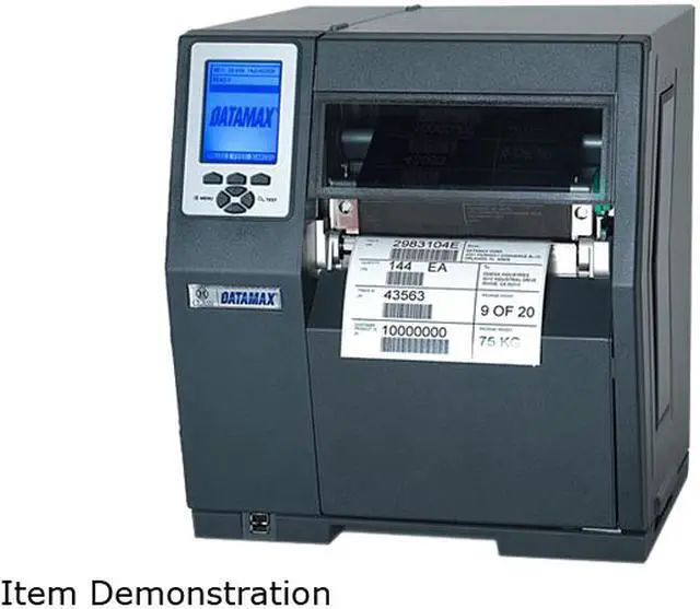 Main image of Honeywell (Datamax-O'Neil) H-6210 6” Industrial Thermal Transfer Label Printer, LCD, 203 dpi, 16MB/8MB Flash, Ethernet, Parallel, Serial, USB, Standard Kit, 3” Metal Media Hub, RTC - C82-00-48000004