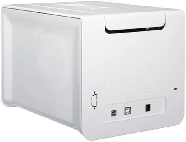 Alt view image 5 of 5 - Evolis ZN1H0000RS Zenius Expert Card Printer - Single-sided - White/Red