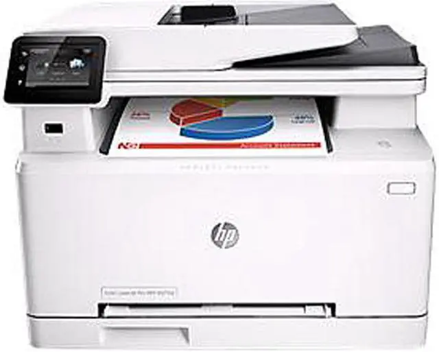 Main image of HP Color Laserjet Pro M277c6 MFP 19/19 ppm 600 x 600 dpi 150-sheet Duplex 256MB E-print/GBE/USB/Wi-Fi Color Laser Printer (Factory Recertified)