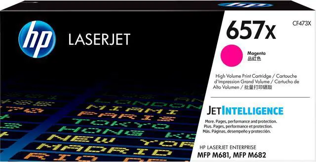 Main image of HP 657X High Yield LaserJet Toner Cartridge - Magenta