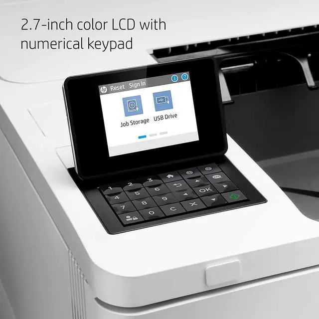 Alt view image 8 of 9 - HP LaserJet Enterprise M608n Monochrome Printer with built-in Ethernet (K0Q17A)