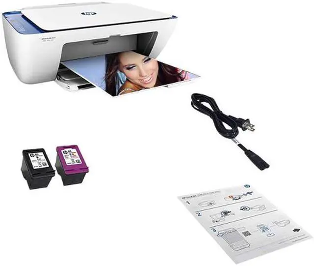 Alt view image 15 of 17 - HP DeskJet 2655 (V1N01A) Wireless All-In-One Color Inkjet Printer - Blue
