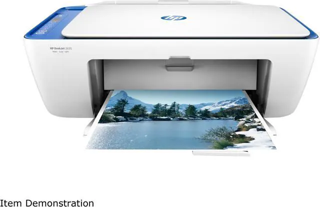 Alt view image 3 of 17 - HP DeskJet 2655 (V1N01A) Wireless All-In-One Color Inkjet Printer - Blue