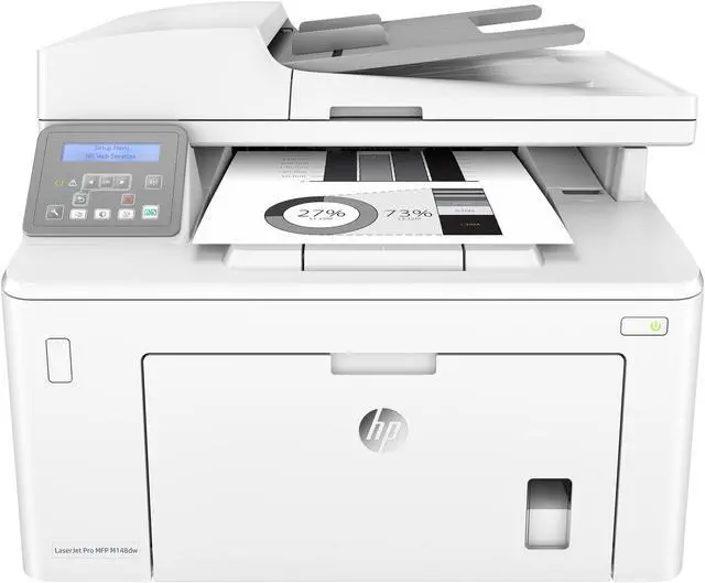 Alt view image 2 of 7 - HP LaserJet M148dw Monochrome All-in-One Laser Printer