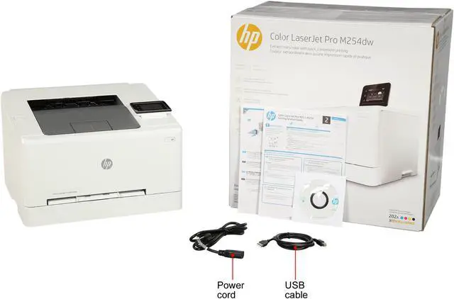 Alt view image 11 of 10 - HP LaserJet Pro M254dw (T6B60A#BGJ) Duplex Up to 600 x 600 DPI USB / Wireless Color Laser Printer