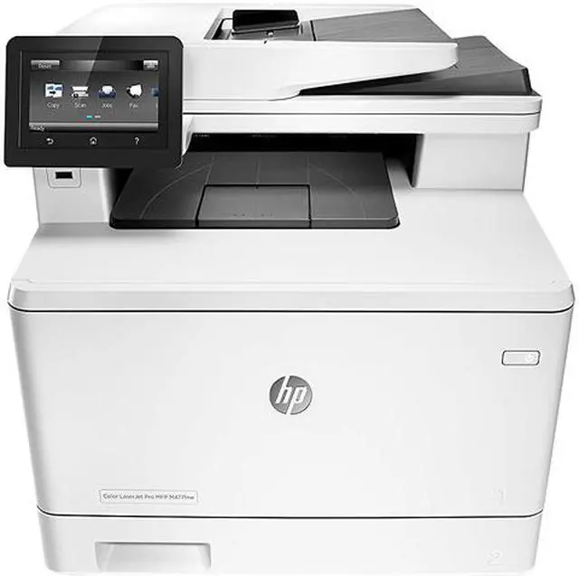 Main image of HP LaserJet Pro M477fnw MFP Up to 28 ppm 600 x 600 dpi
Up to 38,400 x 600 enhanced dpi Color Print Quality Color Ethernet (RJ-45) / USB / Wi-Fi Laser Laser Printer