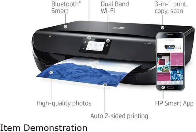 Alt view image 3 of 8 - HP Envy Photo 5055 Wireless All-In-One Color Inkjet Printer
