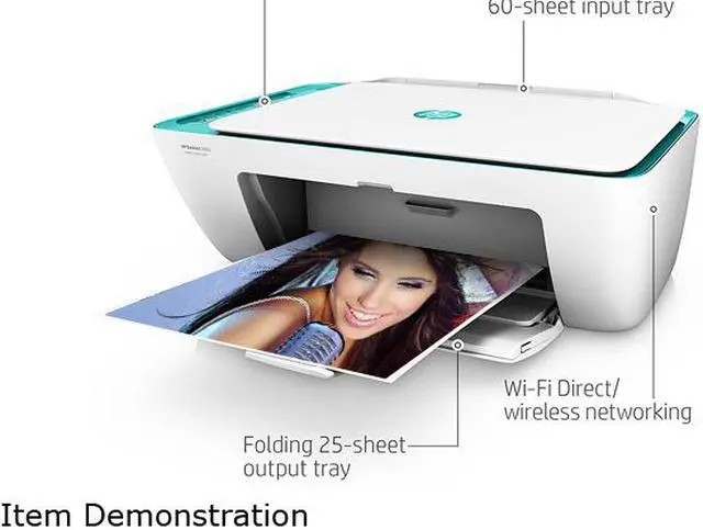 Alt view image 2 of 7 - HP DeskJet 2655 (V1N03A) Wireless All-In-One Color Inkjet Printer - Teal