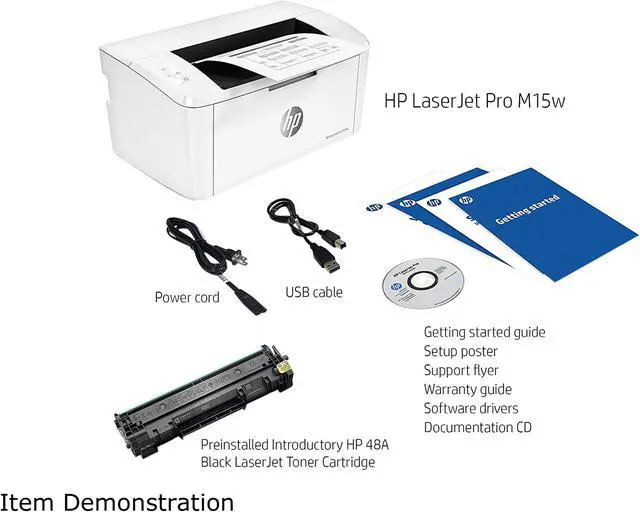 Alt view image 14 of 14 - HP LaserJet Pro M15w Compact Wireless Laser Printer (W2G51A)