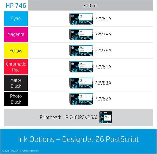 Alt view image 4 of 5 - HP Designjet Z6 24 Inch 2400 x 1200 dpi Color Print Quality Ethernet (RJ-45) / USB Thermal Inkjet Large Format Color PostScript Printer
