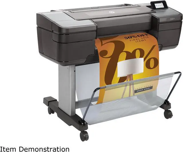 Alt view image 2 of 5 - HP Designjet Z6 24 Inch 2400 x 1200 dpi Color Print Quality Ethernet (RJ-45) / USB Thermal Inkjet Large Format Color PostScript Printer