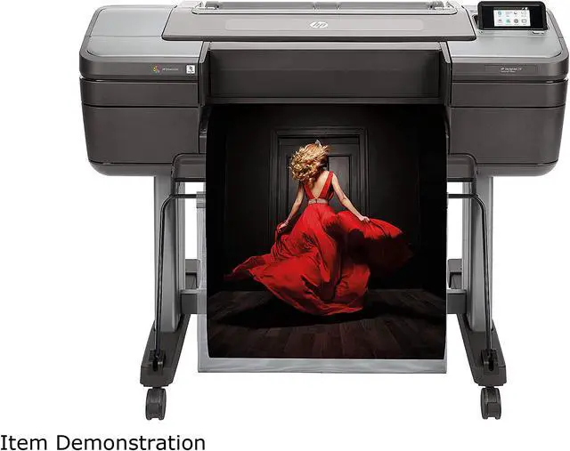 Alt view image 3 of 8 - HP Designjet Z9+ 24 Inch 600 Square feet / hr Black Print Speed 2400 x 1200 dpi Color Print Quality Ethernet (RJ-45) / USB Thermal Inkjet Large Format Color PostScript Printer