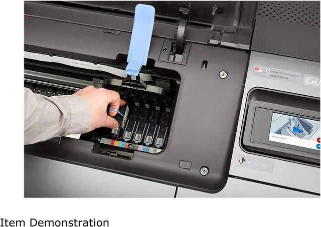 Alt view image 7 of 8 - HP Designjet Z9+ 24 Inch 600 Square feet / hr Black Print Speed 2400 x 1200 dpi Color Print Quality Ethernet (RJ-45) / USB Thermal Inkjet Large Format Color PostScript Printer