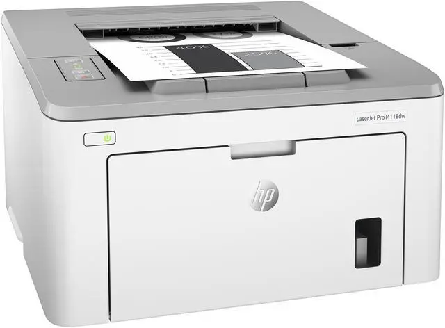 Alt view image 3 of 6 - HP LaserJet M118dw Monochrome Wireless Laser Printer