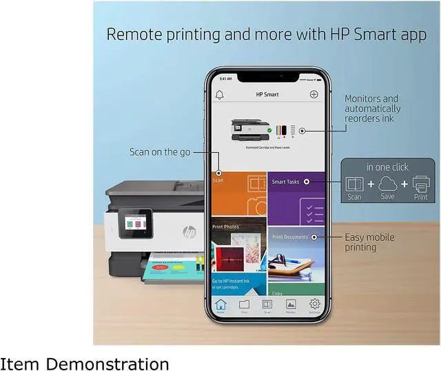 Alt view image 6 of 7 - HP OfficeJet Pro 8035 Wireless All-In-One Color Inkjet Printer - Basalt - Includes 8 months of Instant Ink