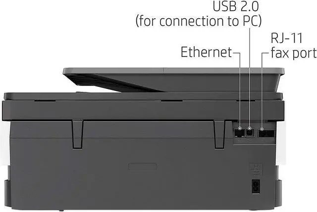 Alt view image 3 of 7 - HP OfficeJet Pro 8035 Wireless All-In-One Color Inkjet Printer - Basalt - Includes 8 months of Instant Ink
