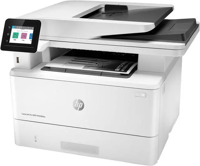Alt view image 2 of 7 - HP LaserJet Pro M428fdw (W1A30A) Auto Duplex Wireless/USB Monochrome All-in-One MFP Laser Printer