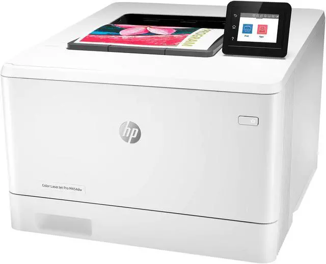 Alt view image 2 of 6 - HP LaserJet Pro M454dw Auto Duplex Wireless Color Laser Printer