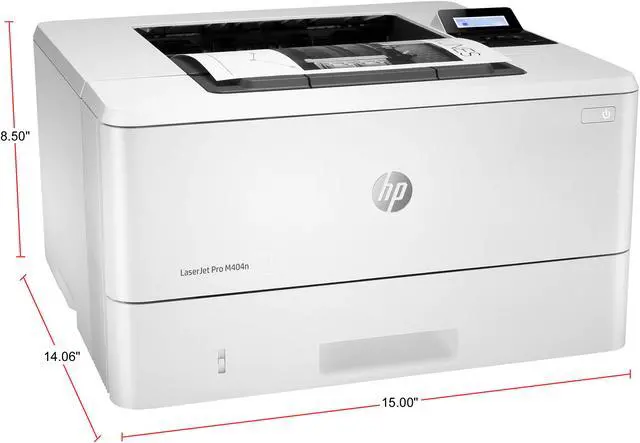 Alt view image 4 of 7 - HP LaserJet Pro M404n Monochrome Laser Printer