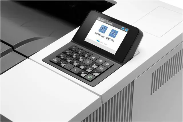 Alt view image 6 of 7 - HP LaserJet Enterprise M507dn Monochrome USB Laser Printer