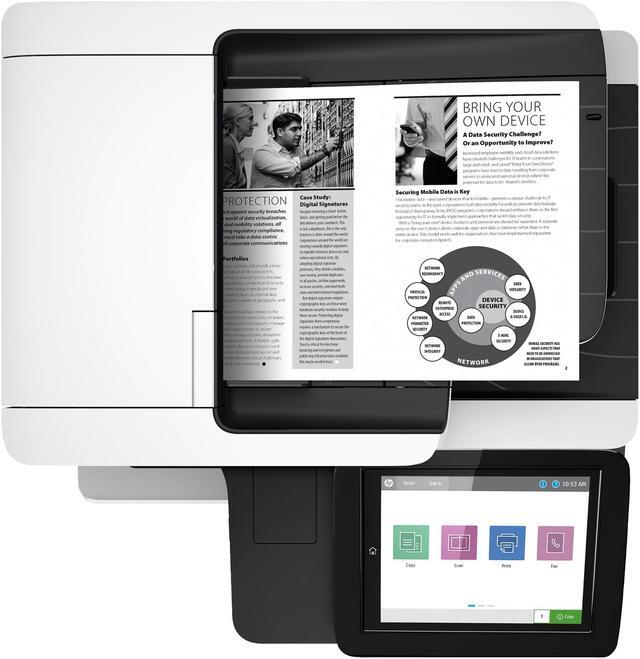 Alt view image 5 of 6 - HP LaserJet Enterprise M528dn Auto Duplex All-in-One MFP Monochrome Laser Printer