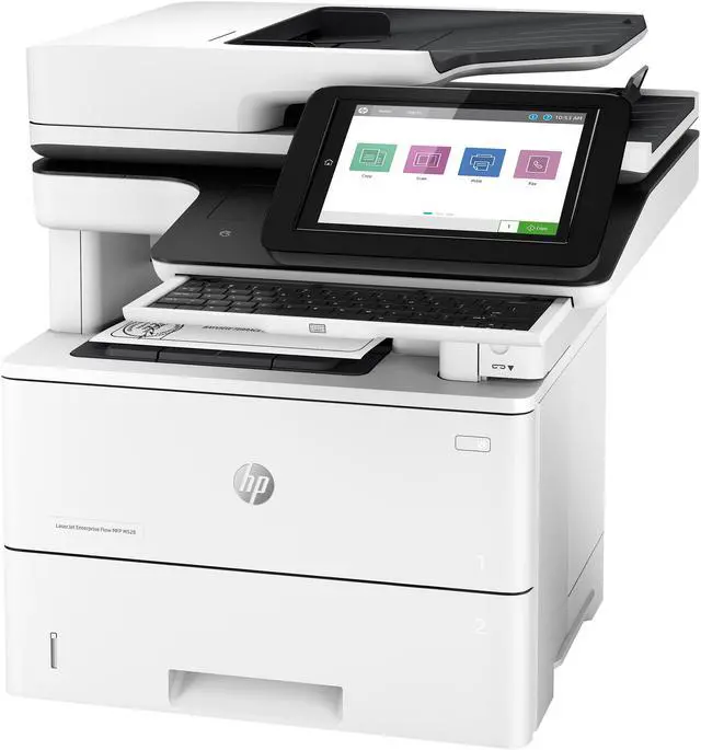 Alt view image 2 of 6 - HP LaserJet Enterprise Flow MFP M528z (1PV67A#BGJ) Auto Duplex Wireless All-in-One MFP Monochrome Laser Printer