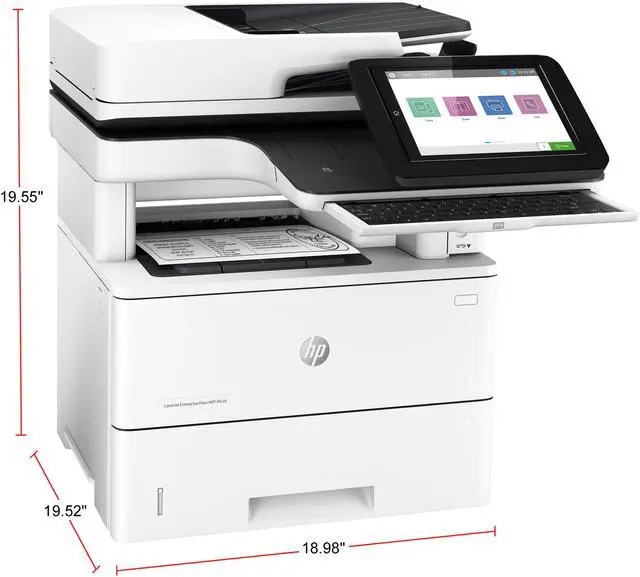 Alt view image 3 of 6 - HP LaserJet Enterprise Flow MFP M528c (1PV66A#BGJ) Duplex 1200 DPI x 1200 DPI USB Mono Laser MFP Printer