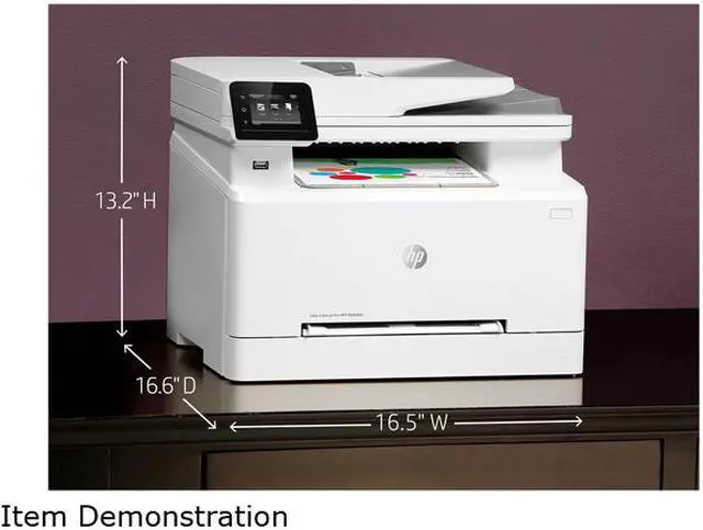 Alt view image 4 of 7 - HP LaserJet M283fdw MFP Color Multifunction Laser Printer, 7KW75A#BGJ