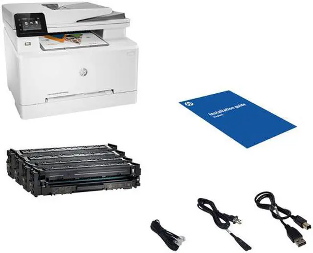 Alt view image 6 of 7 - HP LaserJet M283fdw MFP Color Multifunction Laser Printer, 7KW75A#BGJ