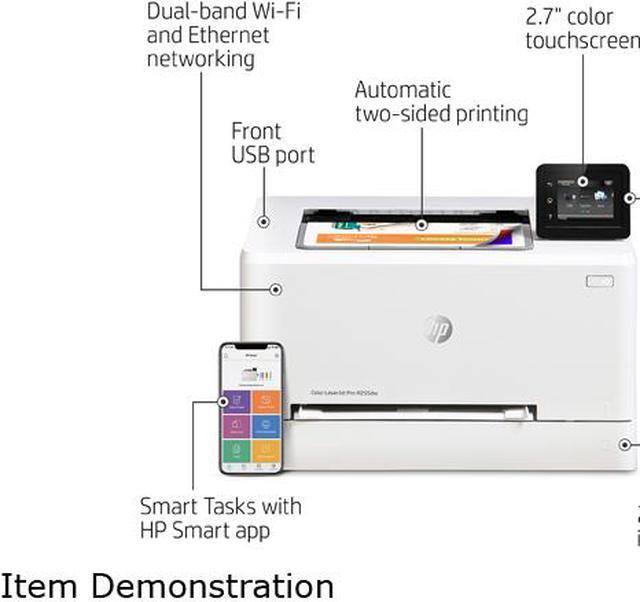 Alt view image 2 of 7 - HP LaserJet M255dw Color Laser Printer, 7KW64A#BGJ